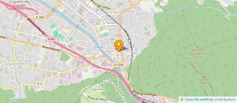 localisation de l'entreprise SOLAIZ'IMMO  CLUSES