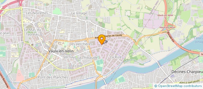 localisation de l'entreprise SOLAK ENERGIE à VAULX-EN-VELIN