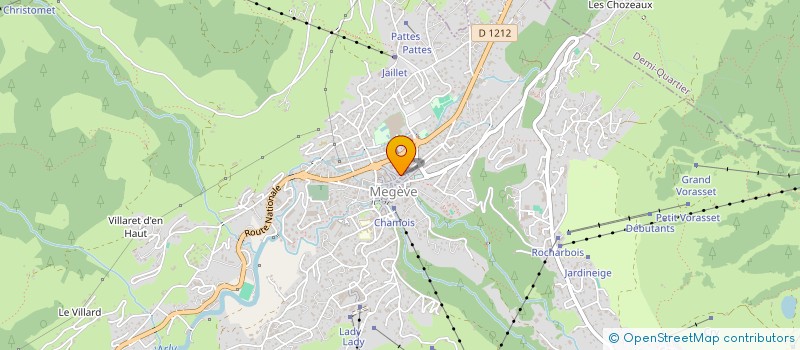 localisation de l'entreprise SOLAL  MEGEVE