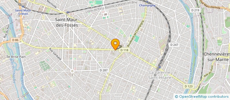 localisation de l'entreprise SOLAL INVEST à SAINT-MAUR-DES-FOSSES