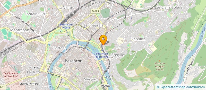 localisation de l'entreprise SOLAL PRODUCTION à BESANCON