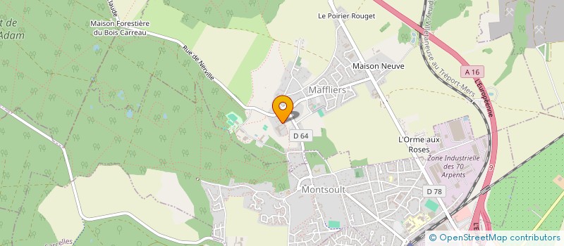 localisation de l'entreprise SOLAM  MAFFLIERS