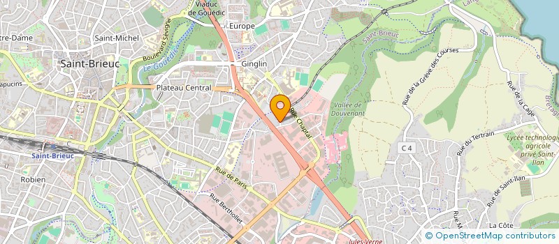 localisation de l'entreprise SOLAM à SAINT-BRIEUC