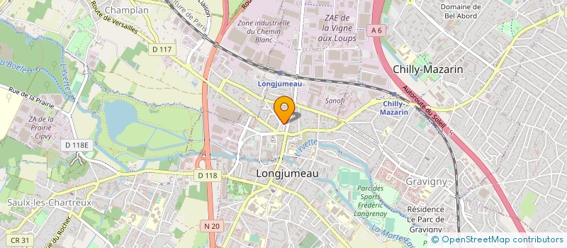 localisation de l'entreprise SOLAM RENOV à LONGJUMEAU