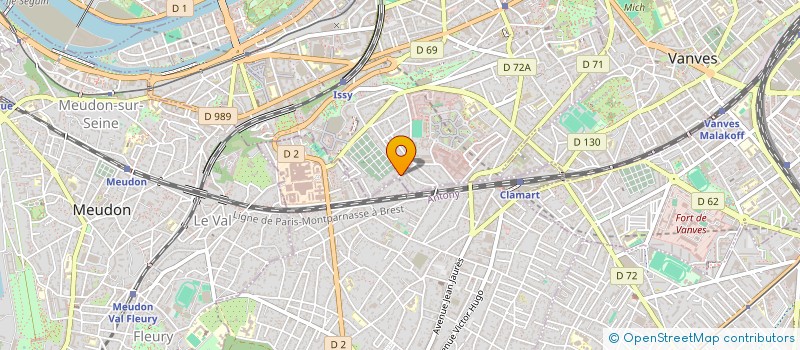 localisation de l'entreprise SOLAMA à ISSY-LES-MOULINEAUX