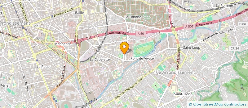 localisation de l'entreprise SOLAMARE  MARSEILLE