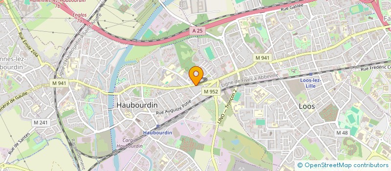 localisation de l'entreprise SOLAMARR  HAUBOURDIN