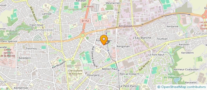 localisation de l'entreprise SOLAMI (SOLIDARITE LOGEMENT POUR L'ACCUEIL DES MIGRANTS) à BREST