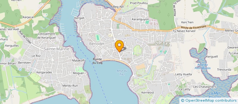 localisation de l'entreprise SOLAN à BENODET