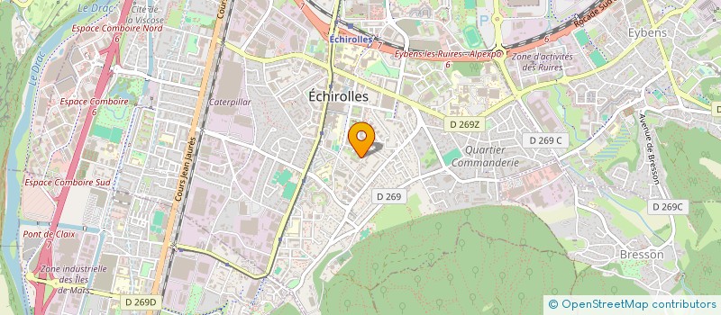 localisation de l'entreprise SOLAN DEVELOPPEMENT à ECHIROLLES