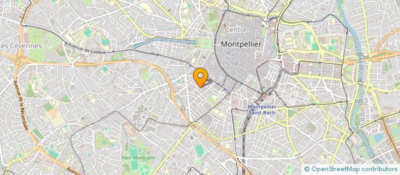 localisation de l'entreprise SOLAN - SOLIDARITE AUX NECESSITEUX à MONTPELLIER