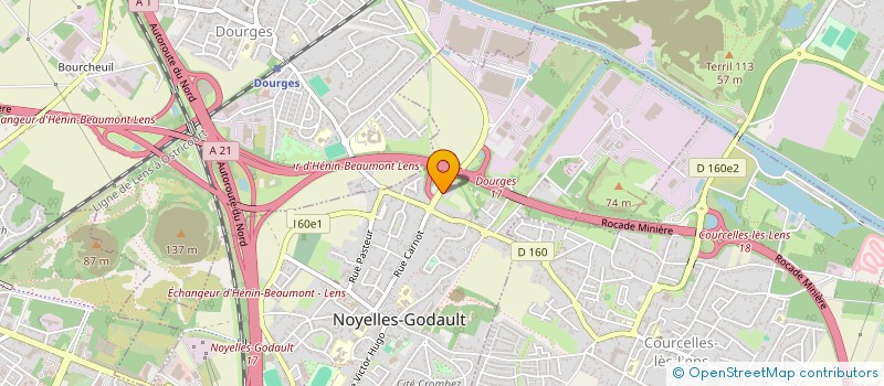 localisation de l'entreprise SOLANA  NOYELLES GODAULT