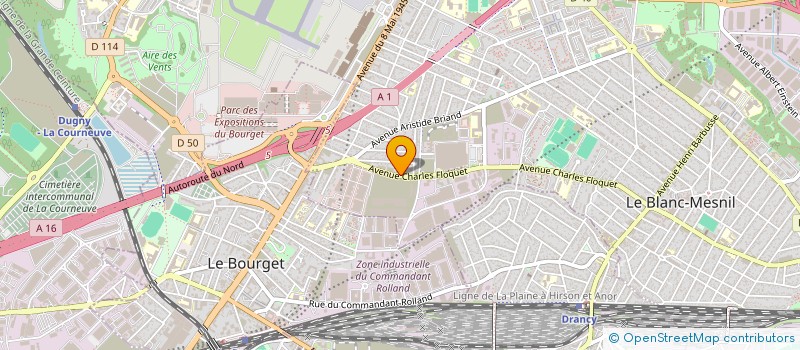 localisation de l'entreprise SOLANA à LE BLANC-MESNIL