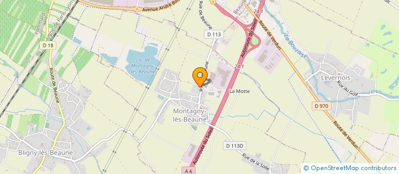 localisation de l'entreprise SOLAND  LAPERRIERE-SUR-SAONE