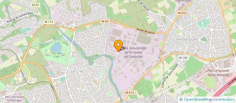 localisation de l'entreprise SOLANDEC à VENDARGUES