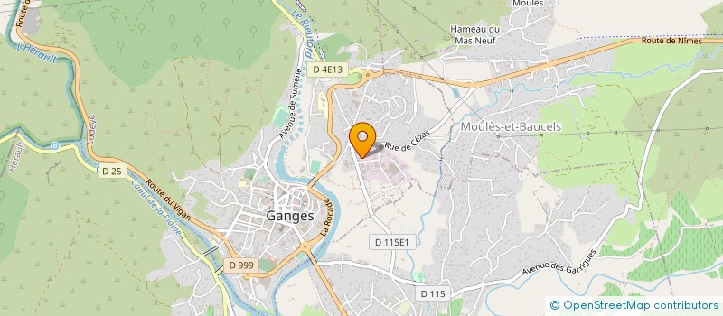localisation de l'entreprise SOLANDIS à GANGES