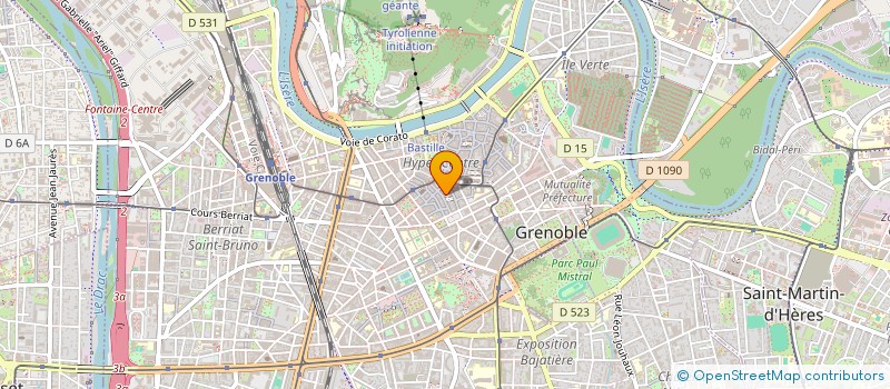 localisation de l'entreprise SOLANDRE à GRENOBLE