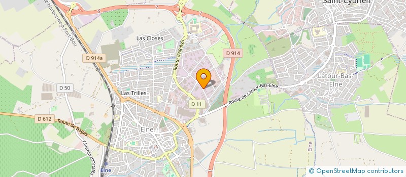 localisation de l'entreprise SOLANE ET COMPAGNIE à ELNE