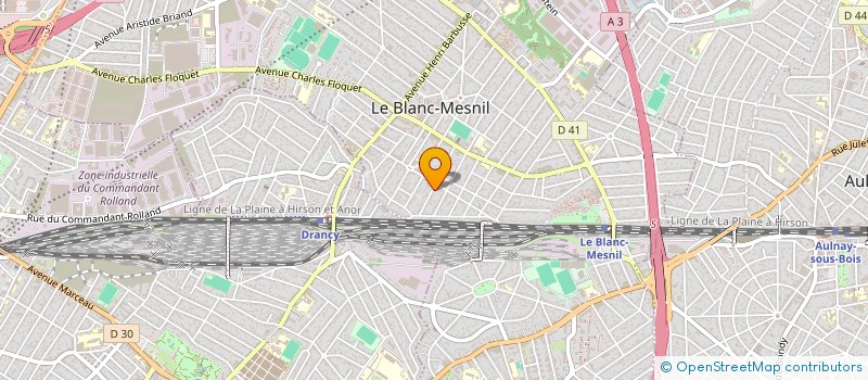localisation de l'entreprise SOLANGE à LE BLANC-MESNIL