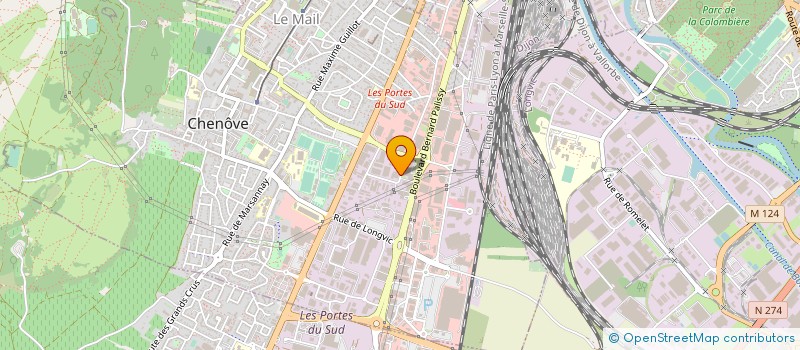 localisation de l'entreprise SOLANGE BERTHAULT  CHENOVE