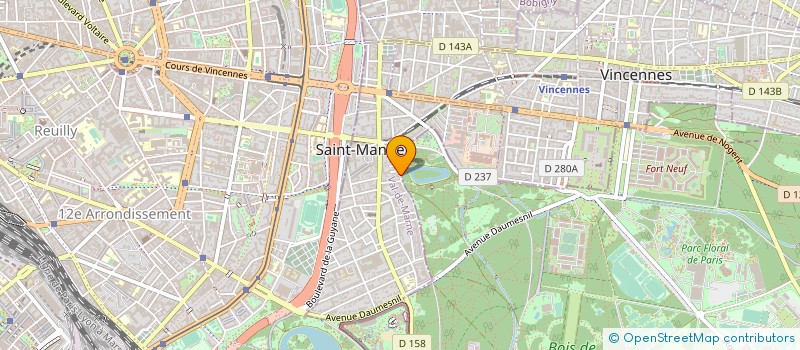 localisation de l'entreprise SOLANGE LABARRE à SAINT-MANDE