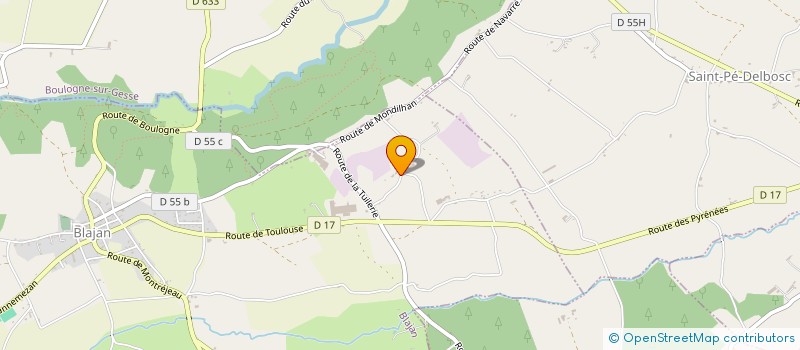 localisation de l'entreprise SOLANHETS EDITEUR  BLAJAN