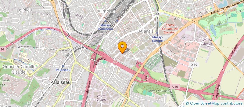 localisation de l'entreprise SOLANIA à PALAISEAU
