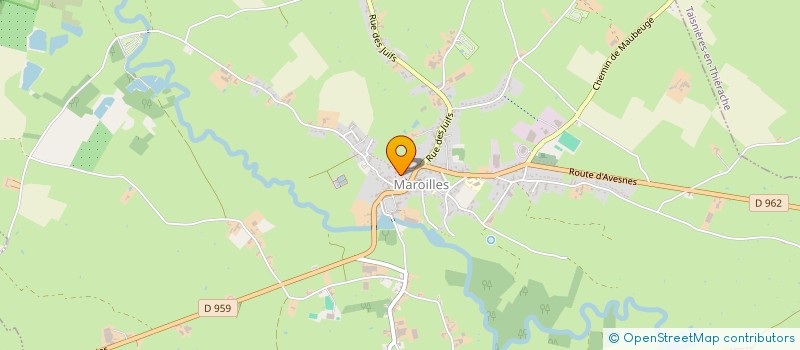 localisation de l'entreprise SOLANNE à MAROILLES