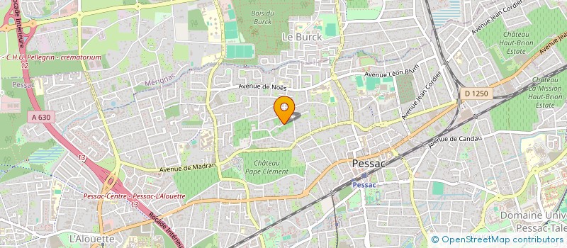 localisation de l'entreprise SOLANOV à PESSAC