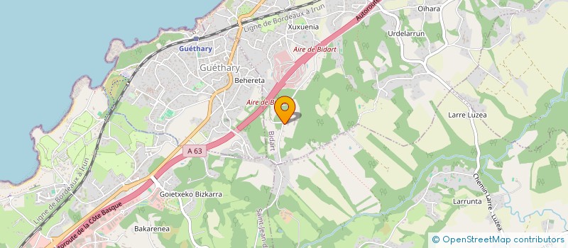 localisation de l'entreprise SOLAPAXA à BIDART