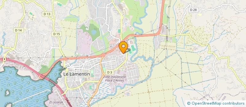 localisation de l'entreprise SOLAR 17  LE LAMENTIN