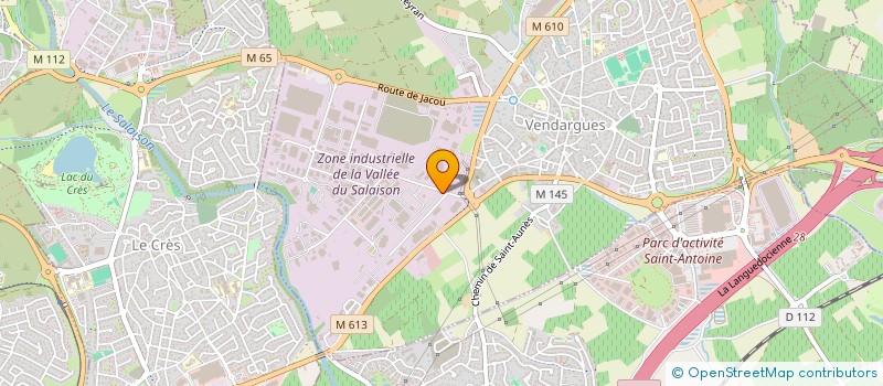 localisation de l'entreprise SOLAR 2 à VENDARGUES