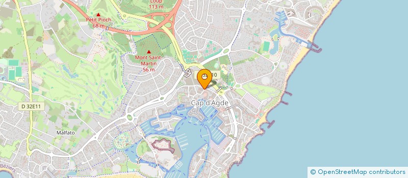 localisation de l'entreprise SOLAR à AGDE