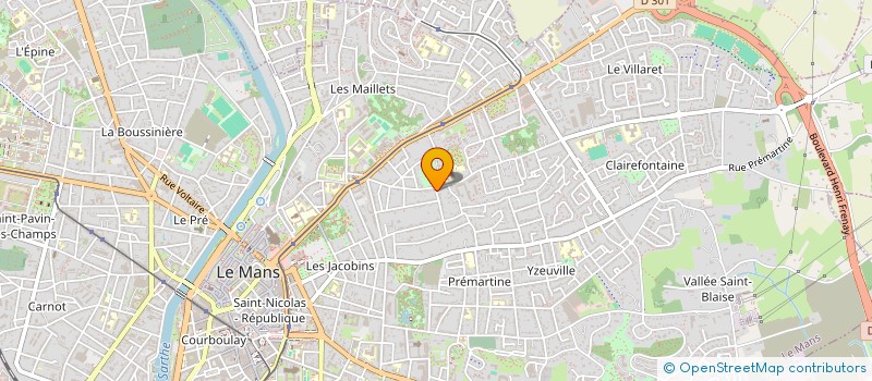 localisation de l'entreprise SOLAR à LE MANS