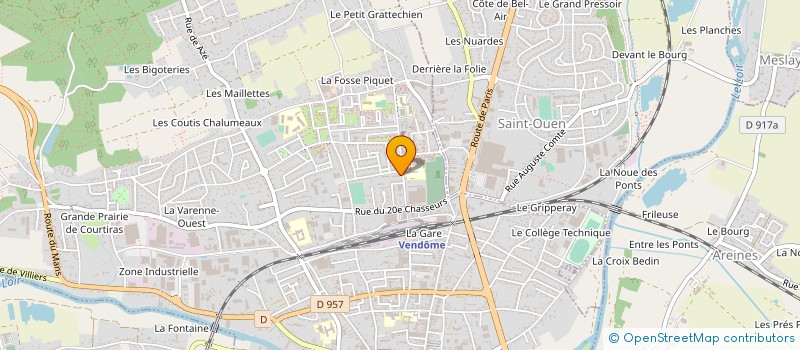 localisation de l'entreprise SOLAR à VENDOME