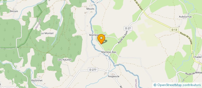 localisation de l'entreprise SOLAR+  CEAUX-D'ALLEGRE