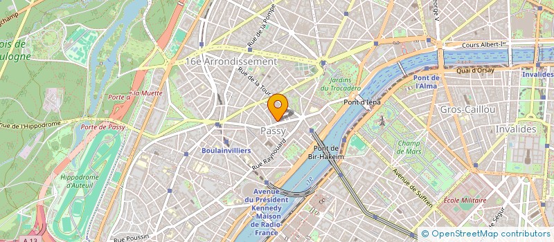 localisation de l'entreprise SOLAR B13  PARIS