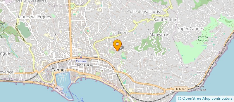 localisation de l'entreprise SOLAR BOAT à CANNES