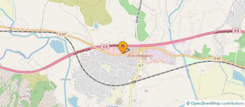 localisation de l'entreprise SOLAR CONCEPT INVESTISSEMENTS à ROQUEBRUNE-SUR-ARGENS