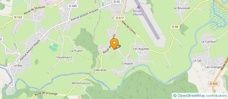 localisation de l'entreprise SOLAR CONCEPT SECURITY à ARPAJON-SUR-CERE