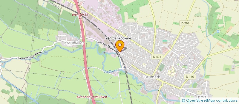 localisation de l'entreprise SOLAR ECOTECH  ENTZHEIM