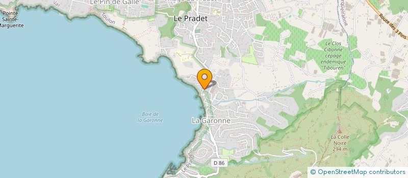 localisation de l'entreprise SOLAR ELEC SOLUTIONS  LE PRADET