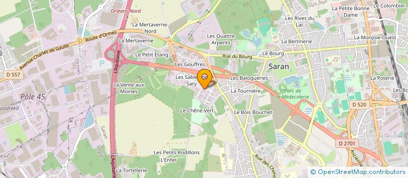 localisation de l'entreprise SOLAR ENERGIES à SARAN