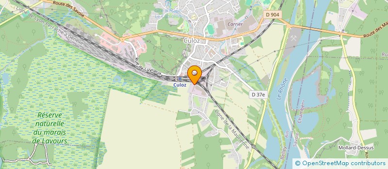 localisation de l'entreprise SOLAR ENERGY APPLICATIONS  CULOZ-BEON