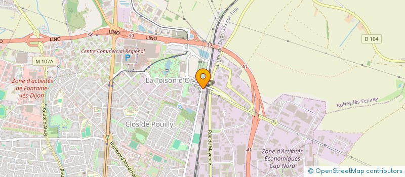 localisation de l'entreprise SOLAR ENERGY DEVELOPMENT DISTRIBUTION - SED DISTRIBUTION à DIJON