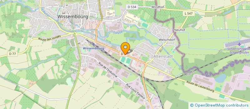 localisation de l'entreprise SOLAR-EST à WISSEMBOURG