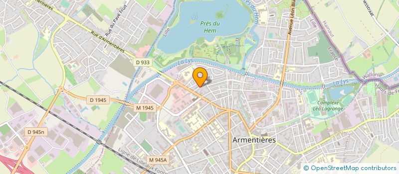 localisation de l'entreprise SOLAR FILM à ARMENTIERES