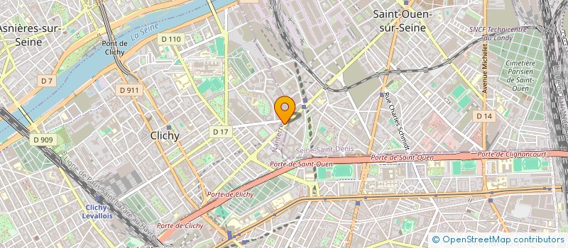 localisation de l'entreprise SOLAR FINANCES à CLICHY