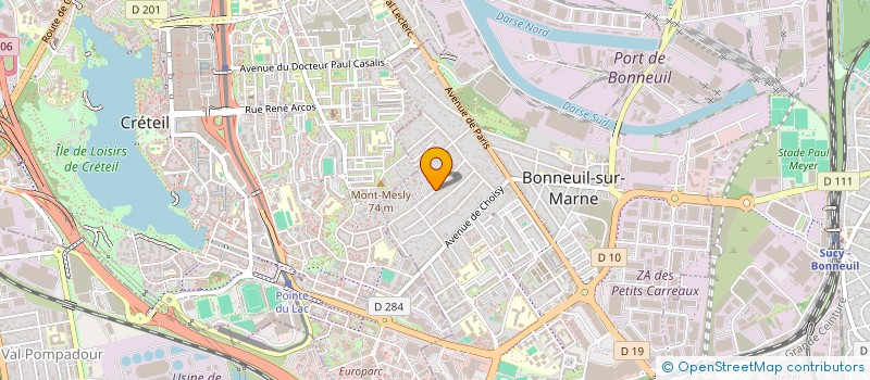 localisation de l'entreprise SOLAR FREE à LA COURNEUVE
