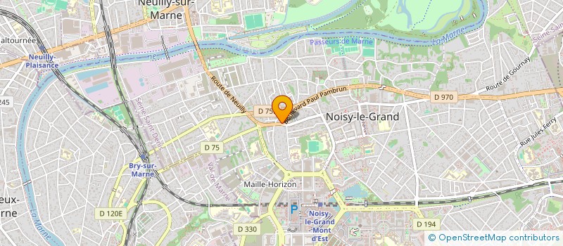 localisation de l'entreprise SOLAR INGENIERIE à NOISY-LE-GRAND